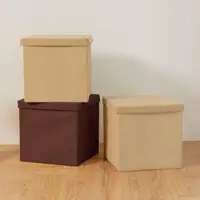 在飛比找momo購物網優惠-【ikloo 宜酷屋】可折疊不織布收納箱 收納盒(3入組)