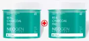 Neogen Real Charcoal Pad 60 Pads x 2pcs K-Beauty