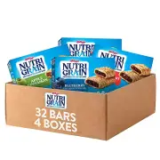 Nutri-Grain Soft Baked Breakfast Bars, Made with Whole Grains, Kids Snacks, Valu