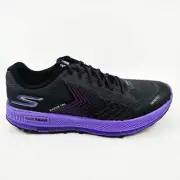 Skechers Go Run Razor Trail Black Purple Womens Size 9 Hyper Burst Shoes