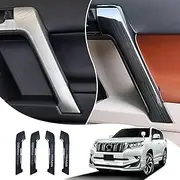 for Toyota Land Cruiser Prado 150 Lc150 2010-2023 Stainless Steel Door Handle Cover LC150 2022 2021 2022 2021 2019 2018 2017 2016 2015 2014 2013 2012 2011 Interior Accessories Tuning (Black)