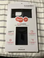 Tech21 Evo Check Series Case for MagSafe for iPhone 15 6.1"- Smokey