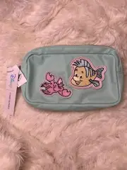 NEW STONEY CLOVER LANE SMALL PATCHED POUCH THE LITTLE MERMAID SEBASTIAN FLOUNDER