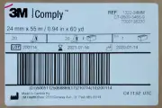 3M Comply Lead Free Steam Indicator 24mm x 55m Tape. Case of 20. Expiry 07/2021