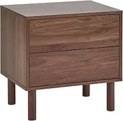 Cooper & Co. Norquay 50cm Bedside Table Walnut