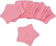 KAILIKETIY 25pcs Natural Compressed Star Facial Cleansing Sponges Skin Friendly Exfoliating Wipes for Deep Cleansing Daily Makeup Removal Portable