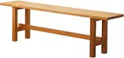 YQMHEZ Dining Bench, Wooden Farmhouse Wood Bench, Oak Entryway Bench, Kitchen Seating Bench, Bench end of Bed, Benches for Porch, Conservatory and Hallway(150cm/59in)