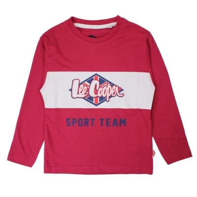 Shirt Boy Lee Cooper No. 2. Sleeves Long Gray, Red