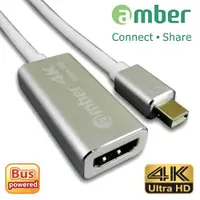 在飛比找ETMall東森購物網優惠-amber mini DisplayPort轉HDMI 4K