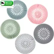 5 PCS Bathroom Drain Hair Catcher Bath Stopper Plug Sink Strainer Filter Covers