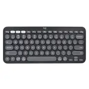 Logitech Pebble Keys 2 K380S Slim Bluetooth Wireless Keyboard - Tonal Graphite (920-011753)