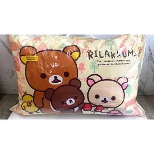 全新正版授權 拉拉熊 懶懶熊 雙人床包 雙人涼被 5*6.2尺 中枕 寢具組 床單 棉被 台灣製造 拉拉熊 拉拉熊床包