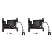 2X for 4 Aluminum Alloy Radiator Raspberry Pi4 Generation 4B Case Cooling1788