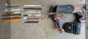 Ridgid 18v Combo. reciprocating saw, drill driver, 1 -6ah battery, wallcharger