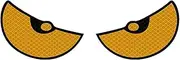 Car Reflective Tape, Cat's Eye Night Safety Stickers, Reflective Strips Motorcycle Trailer Backpack Helmet, Multi-Purpose High Visibility Decals for Outdoor Road, 1 Pair