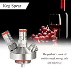 Stainless Steel Mini Keg Beer Growler Spear Tap Dispenser For Craft Beer AU