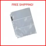 Ultra Pro 6-Pocket Platinum Page with 2-1/2" X 5-1/4" Pockets 100 ct.