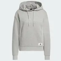 在飛比找蝦皮商城優惠-ADIDAS LOUNGE HOODY 女款 灰色 長袖上衣