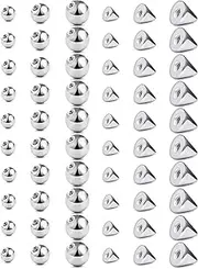 [Kadogohno] 16/14g Replacement Piercing Changing Balls/Cones/Parts for Septum Tongue Bridge Eyebrow Lip Rings Medusa Labret Cheek Belly Button Cartilage Conch Helix Rook Tragus Industrial Earrings