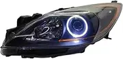 automobile headlamp Car LED Modified Headlight Assembly Compatible For MAZDA 3 DRL Daytime Running Light Head Lamp Turn Signal 2pcs