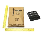 VTG STANLEY YANKEE PUSH DRILL POINTS 12Pc NOS 3/32” BITS No3 DP RARE NEW SCARCE