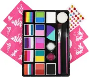 FUSION BODY ART Quality Face Painting Palette - Unicorn & Fairy Face Painting...