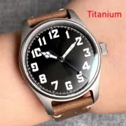 Tandorio Diver 39MM Pilot Titanium Case NH35 Mechanical Men Watch Sapphire Glass