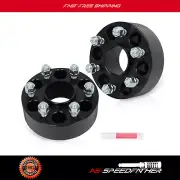 2x thick 2" 6x120 6Lugs 14x1.5 studs wheel spacers fits 15-23 Chevrolet Colorado