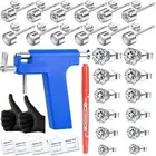 Self Ear Piercing Gun Kit-Professional Salon and Home Use Peircings Gun Tools