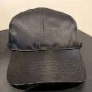 Faded Glory OSFM Faux silk Fashion Adjustable black Blank Cap NWT