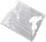 [ANDRESLAD] Jelly PVC Card Bag Change Purse Lightweight Id Card Holder Cash Portable Easy to Clean