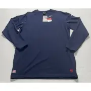 Ariat FR Men's Blue SZ S Flame Resistant Moisture Wicking Long Sleeve Shirt NWT