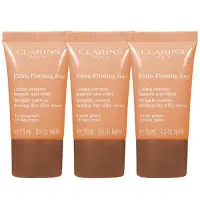 在飛比找環球Online優惠-CLARINS 克蘭詩 煥顏緊緻彈力日霜15ml*3(效期2