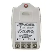 MGT2412DV AC 24V Transformer 15VA Dual Voltage DC 12V 1A Adapter Wall Plug