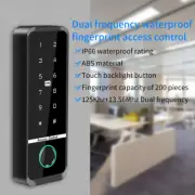 Fingerprint Access Control System RFID Keypad Reader Touch Panel for Home Door