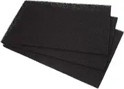 LTWHOME 430mm x 300mm DIY Activated Carbon Impregnated Foam Filter Sheet (Pack of 3)