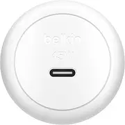 Belkin BoostCharge 45W Compact Wall Charger, USB-C Power Delivery Fast Charging for Apple iPhone 16, 15, 14, Plus, Pro, Pro Max, Samsung Galaxy S25, iPad, AirPods & More -White