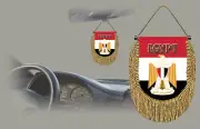 EGYPT REAR VIEW MIRROR WORLD FLAG CAR BANNER PENNANT