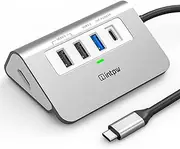 USB C Hub, 5 in 1 USB C to HDMI Adapter 4K@30Hz, PD 100W Charging, 2 USB 2.0 Ports,1 USB 3.0 Port, USB-C Dock Compatible for MacBook Pro/Air, Chromebook, Dell XPS, HP and Type C Laptops