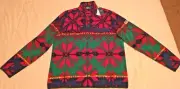 NWT Polo Ralph Lauren Men's SNOWFLAKE Nordic Aztec Snap Fleece Jacket Warm L XL