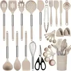Kitchen Utensils Set, 28 Pcs Silicone Cooking Utensils Set with Holder, Spatula