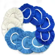 9PCS Car Buffer Polisher Pad Bonnet, 9 to 10 Inches Car Orbital Polishing