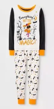 Minnie Mouse Halloween 2 Pc Pajama Set (Girls Sz 4) Everything's better w/ Magic