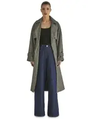 [Fate & Becker] Charmer Trench Coat in Multi
