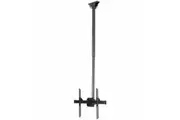 StarTech.com TV Ceiling Mount, Full-Motion Hanging Single Screen Vesa Mount for 32"-75" TVs / Displays - Height Adjustable Telescopic Pole - Full TV