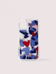 heart party liquid glitter iphone 11 case