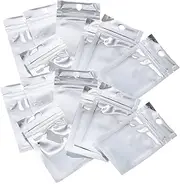 200Pcs Transparent Medicine Sealing Bags Self Seal Aluminum Foil Pouches for Pills Masks Clear Sleeves for Storage and Packaging Lightweight Compact Design