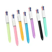 7Pcs Multicolor Pen 4 Color-in-1 Ballpoint Pen for Planner Journaling Noting