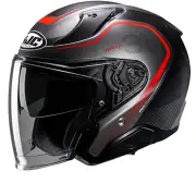 RPHA 31 Kouv Black Red Jet Helmet
