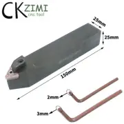 60° MTENN 2525M16 25mm×150mm CNC Neutral Turning Tool Holder+1Pcs TNMG331 Insert